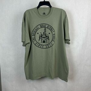 Disney WDW Walt Disney World Tshirt Sz XXL 100% Cotton Short Sleeve Castle Logo